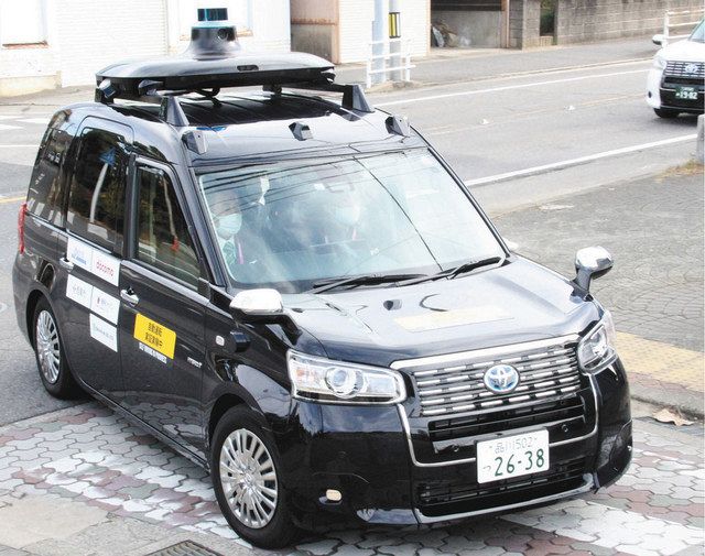 自動運転タクシー 県が西尾で実証実験スタート 中日新聞web