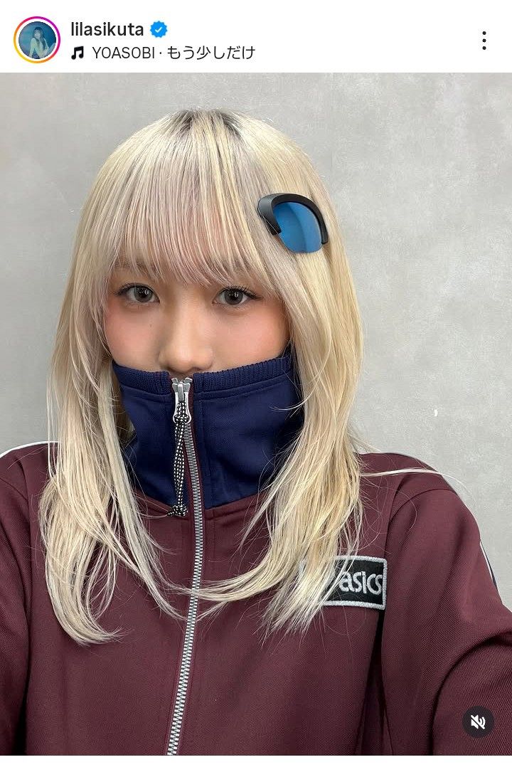 ◇幾田りら、ありそうでなかったレア金髪スタイル【実際の投稿】：中日