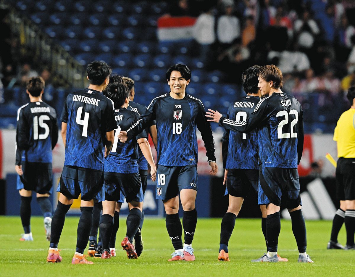 結局上田綺世が点を取る」サッカー日本代表FWの土壇場同点ゴールに