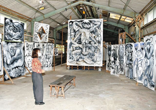 掛川で現代アート作家が滞在制作 作品あちこちに：中日新聞しずおかWeb