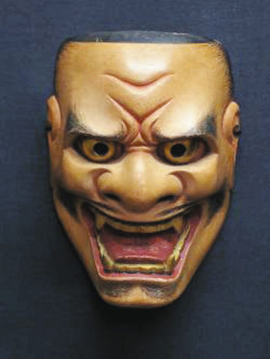 能面 大童子(だいどうじ) 能面 大童子(だいどうじ) 大童子 魚町所蔵能面