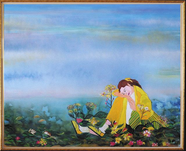 私の自信作＞ 少女と自然楽しい物語 西川直美さん（72）小牧市