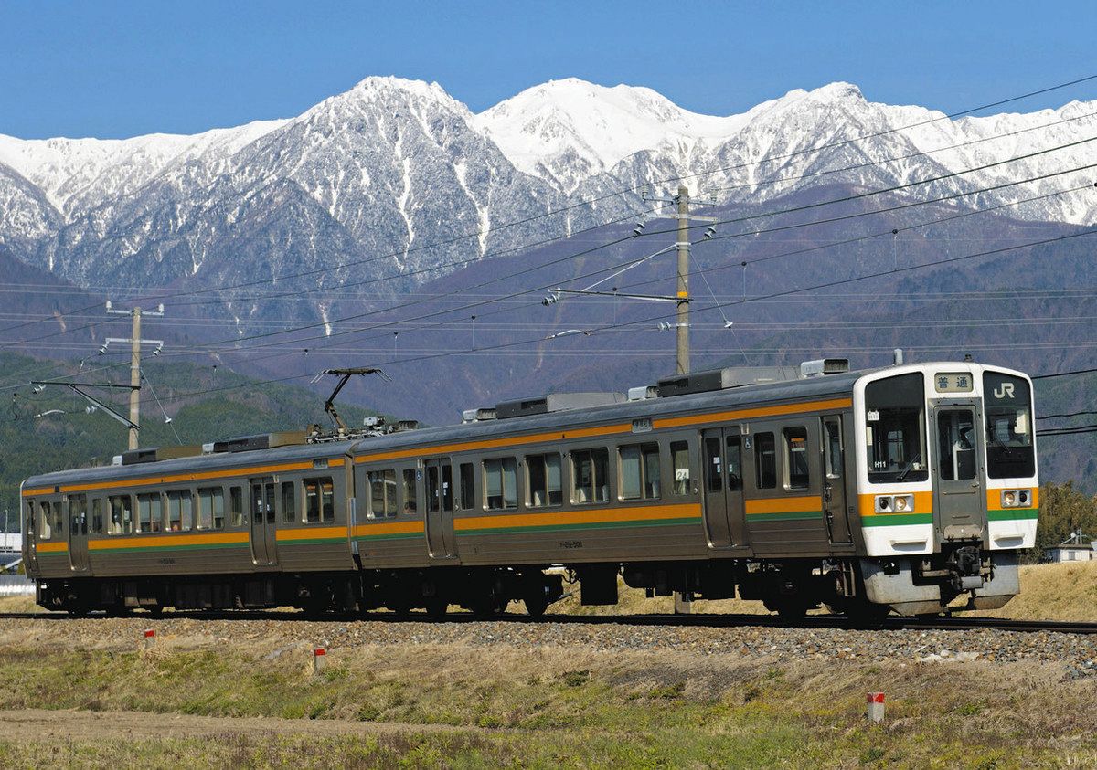 JR飯田線213系が3月引退、特別装飾車両を運行へ 13日以降に順次運行