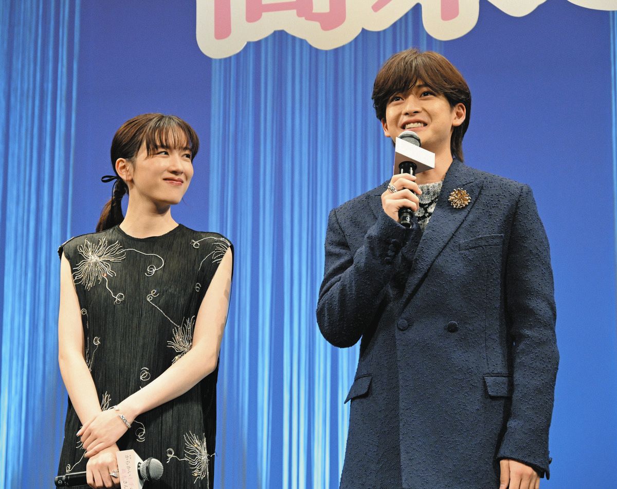 永野芽郁、「え、そうなの？」高橋文哉の告白に「光栄です」 主演映画『からかい上手の高木さん』完成披露試写会：中日スポーツ・東京中日スポーツ