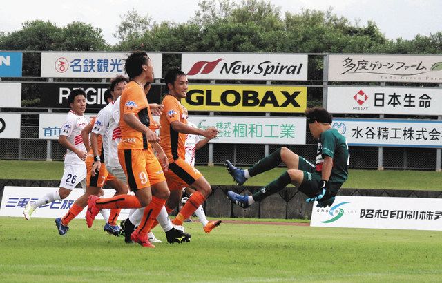土壇場で同点 辛くも引き分け ｊｆｌ ヴィアティン三重 中日新聞web