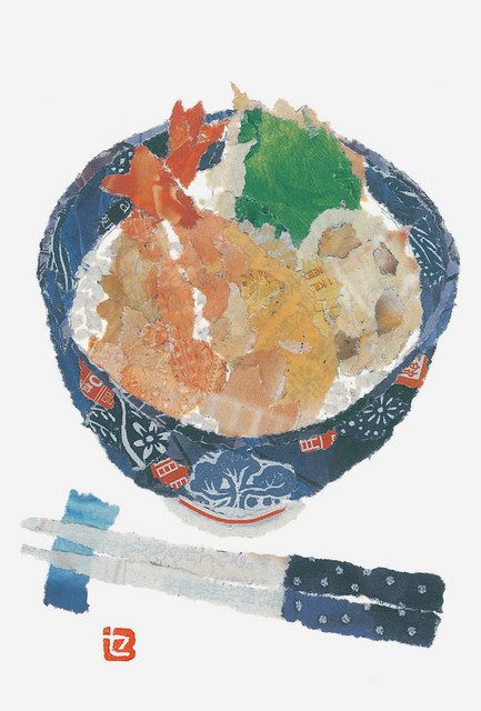 ９２歳 新聞ちぎり絵 あふれる生命力 福井で原画展 日刊県民福井web