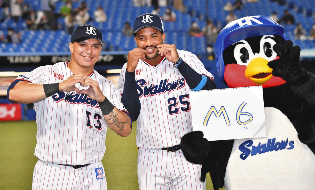ヤクルト 不敗神話 助っ人コンビ大暴れで M6 オスナ サンタナともに本塁打は5度目で全て白星 中日スポーツ 東京中日スポーツ