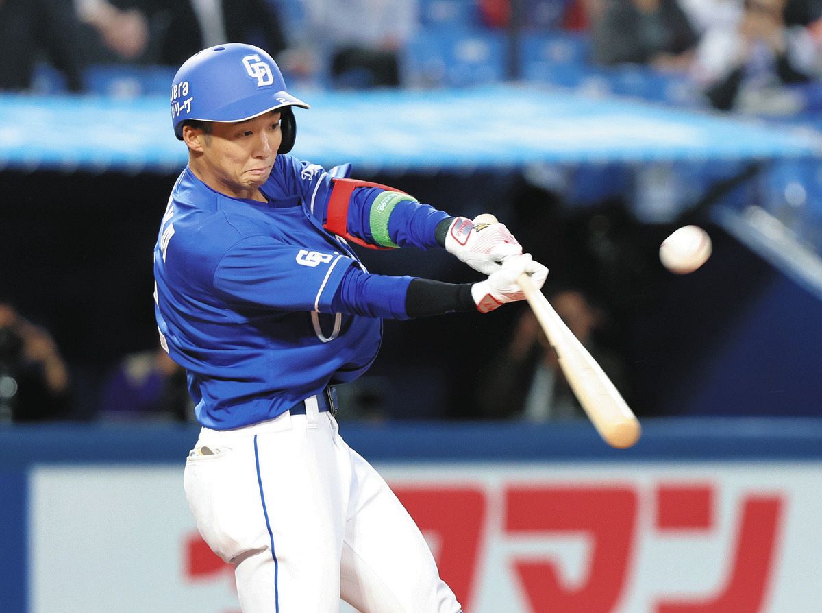 中日】田中幹也、プロ初打席で初安打！から高橋周平の長打で2024年12