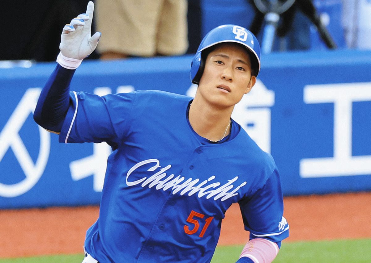 なんやあの飛距離」中日・上林誠知の先頭打者弾にファン驚き