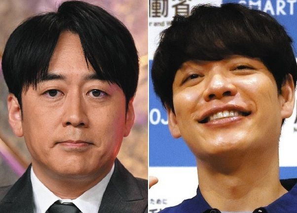 安住紳一郎アナ（左）と川島明