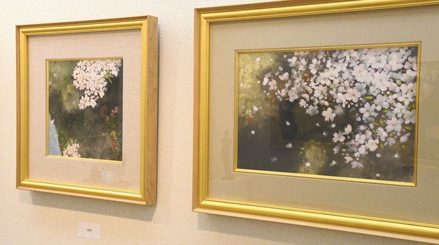 日本画で幻想的な桜 土屋禮一さん個展：中日新聞Web