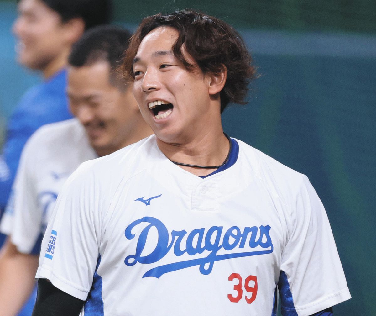 中日】宇佐見真吾、辻本倫太郎を出場選手登録、辻本は2軍で68