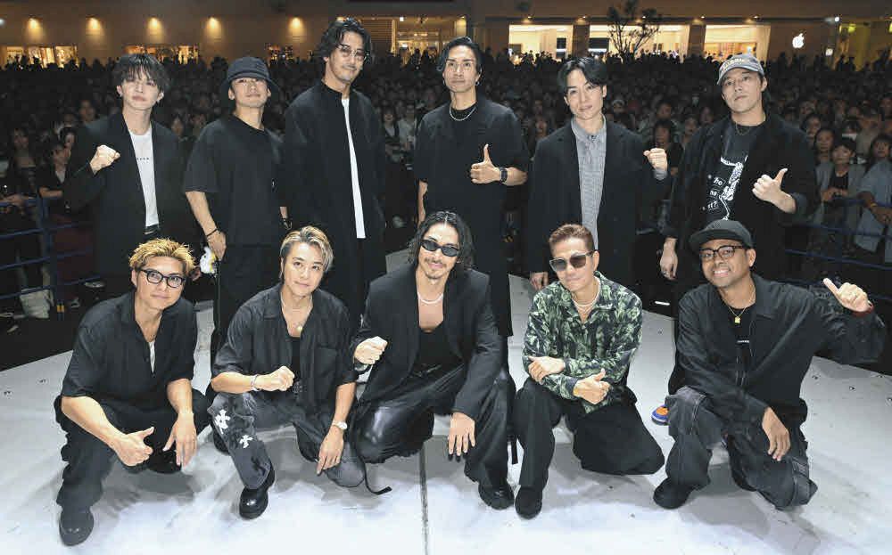 EXILEがドームツアーのキックオフイベントを開催 サプライズで2曲披露