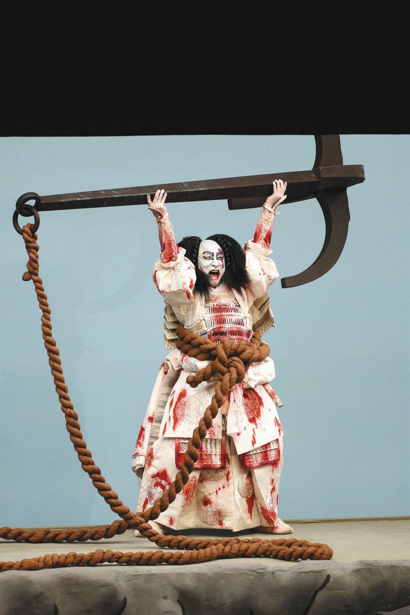 ２０１７年３月、東京・歌舞伎座で平知盛を演じる片岡仁左衛門＝（C）松竹