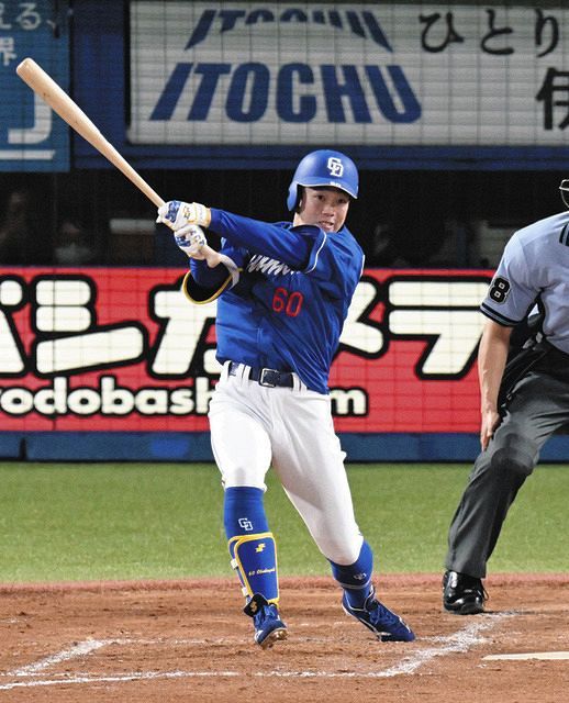 岡林勇希、連続試合安打を「29」に伸ばし歴代9位タイに 33試合
