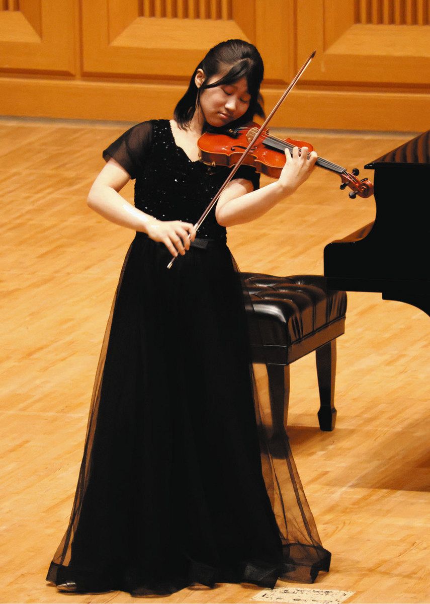 パガニーニの難曲を名器で披露 岐阜・サラマンカホールで楽器貸与事業