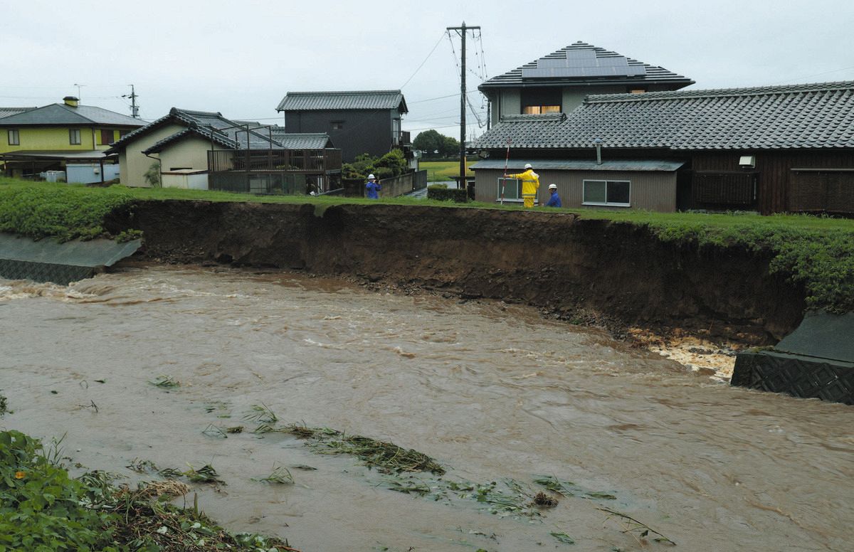 三重県内、台風10号北上で再び大雨の恐れ 土砂災害に厳重警戒を：中日