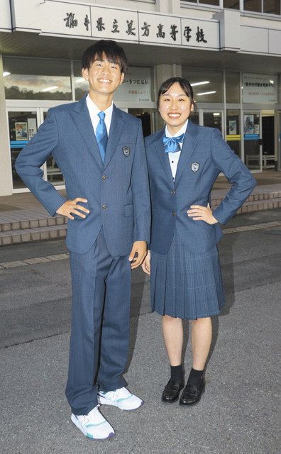 生徒がデザイン 新制服 美方高、エンブレムも ：日刊県民福井Web