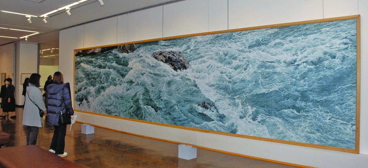 雄壮な峡谷 名画で感じて 県民会館60周年で企画展：北陸中日新聞Web