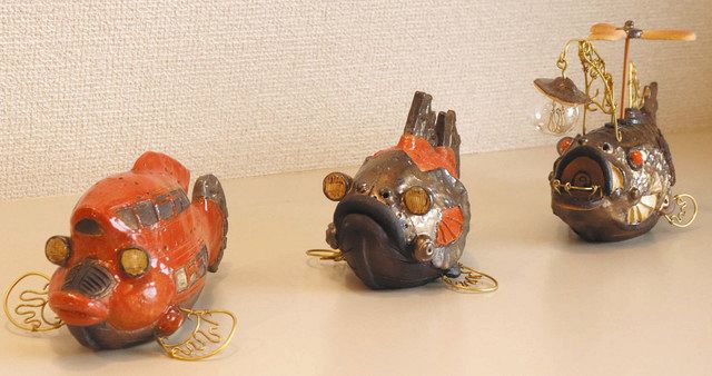 作品の生き生きとした魅力感じて」 信楽焼作家が信楽地区で個展：中日新聞Web