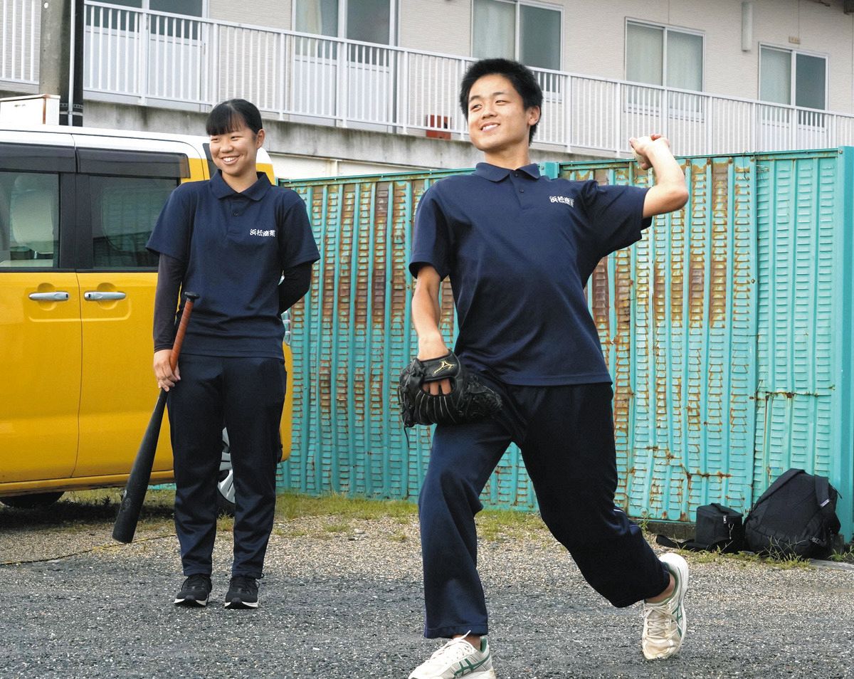 たった一人の最終戦 浜商軟式野球部、廃部へ 3年生・佐藤選手、あす