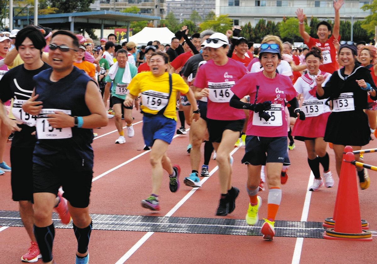 前回2024年のマラソンの様子＝安城西部RC提供
