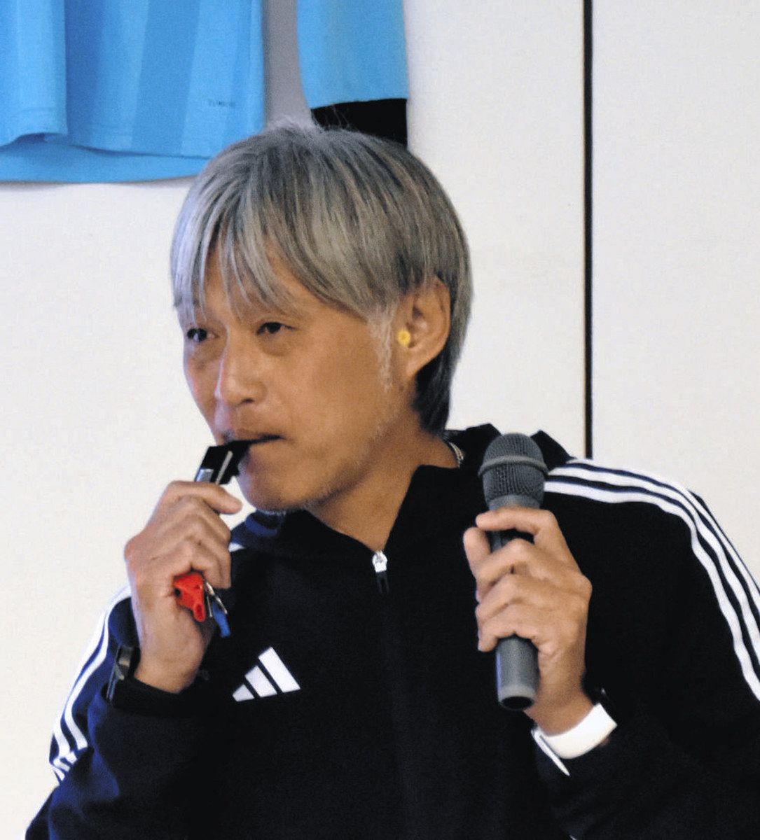 Jリーグの元主審、コミュ力向上のコツ語る 岐阜で村上さんの講演会