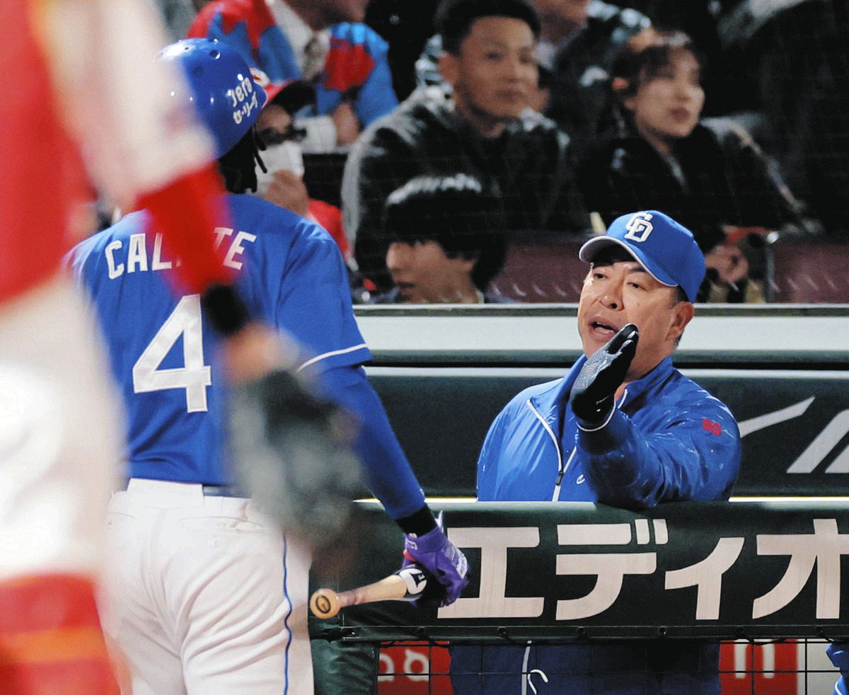 中日・井上監督語録】ボスラーが来日初適時打「あんまりチャンス
