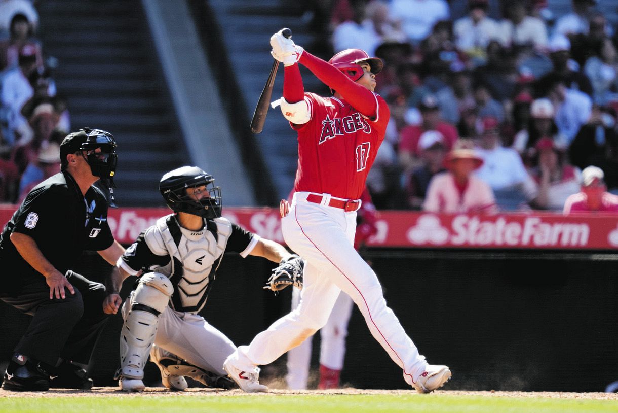 動画】確信の29号2ラン…大谷翔平、ゴジラ松井を抜く日本人最多月間14