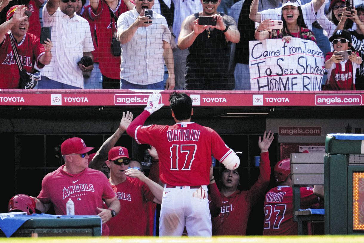 トラウト、大谷翔平の歴史的6月に「特等席で特別な瞬間を目撃している