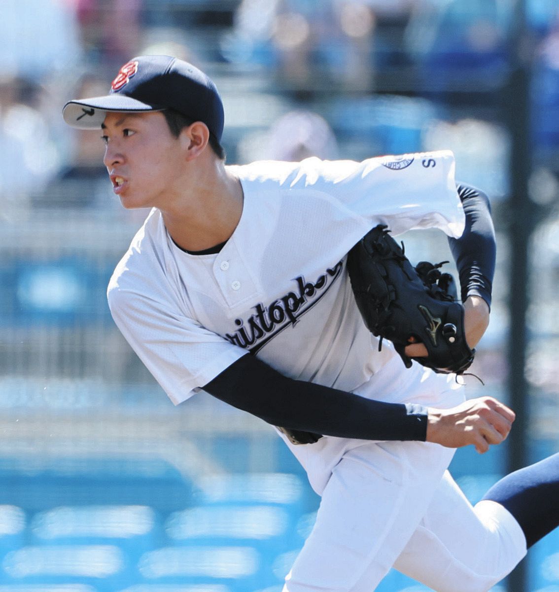 『 LAX』聖隷クリストファー公式戦ユニホーム、試合用帽子 高校野球静岡大会 聖隷クリストファーの二枚看板が圧倒：中日新聞
