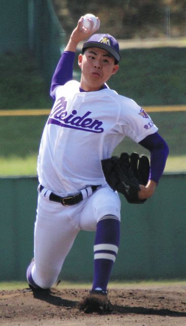 先発エース右腕6イニング1安打無失点 力のある直球を軸に3回まで外野に