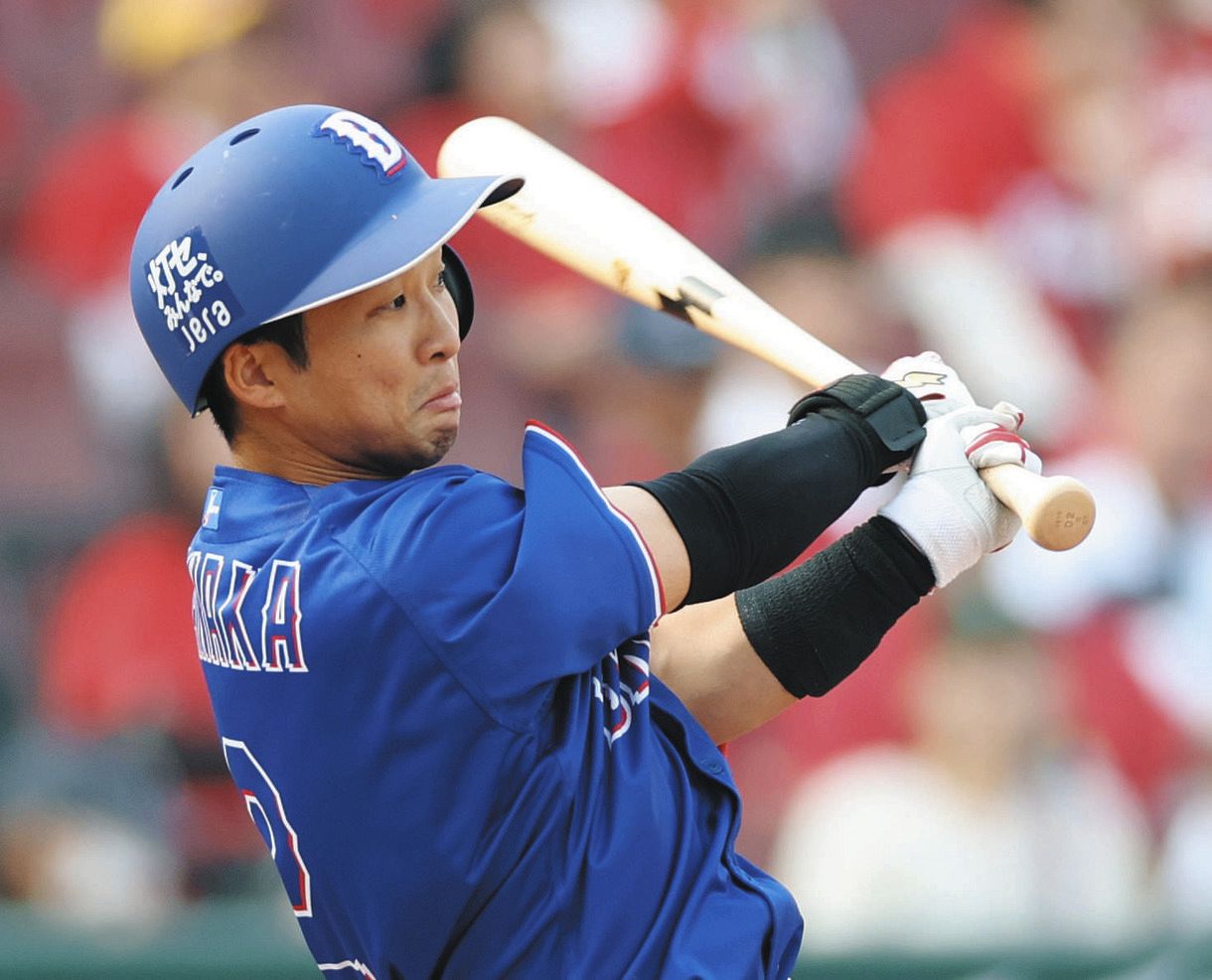 中日・田中幹也、値千金の8回同点打！ 7イニング1失点の力投を見せ