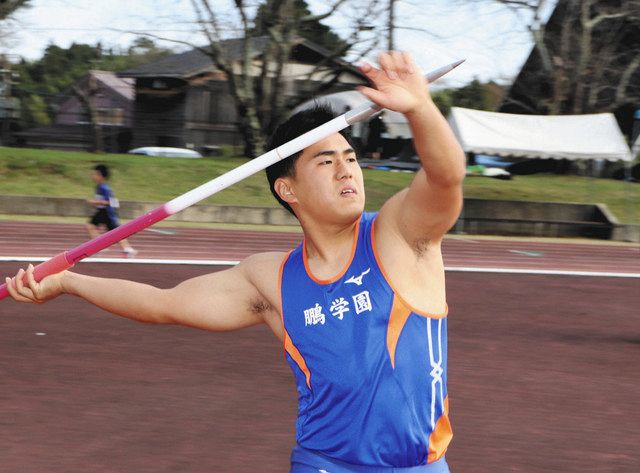 青木 鵬学園高３ やり投げ日本一 先月のｕ18陸上大会 北陸中日新聞web