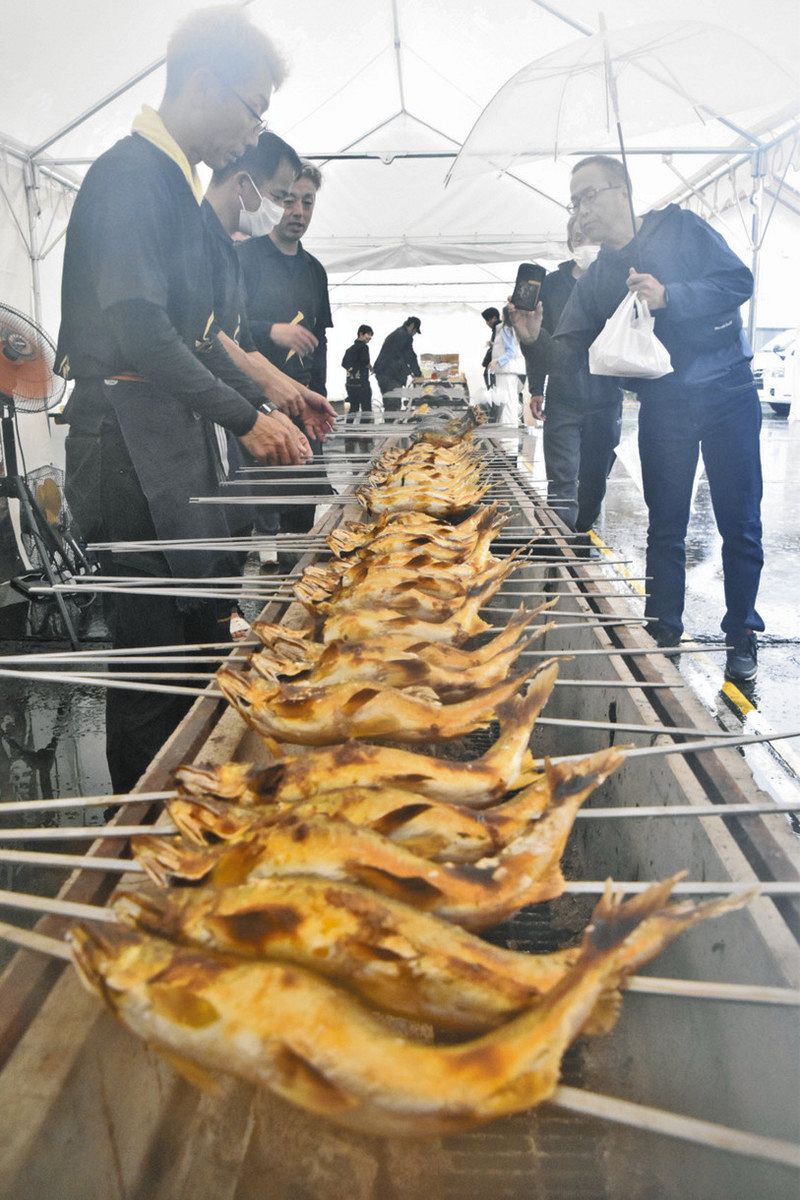 道 の 駅 鮎 の 塩焼き