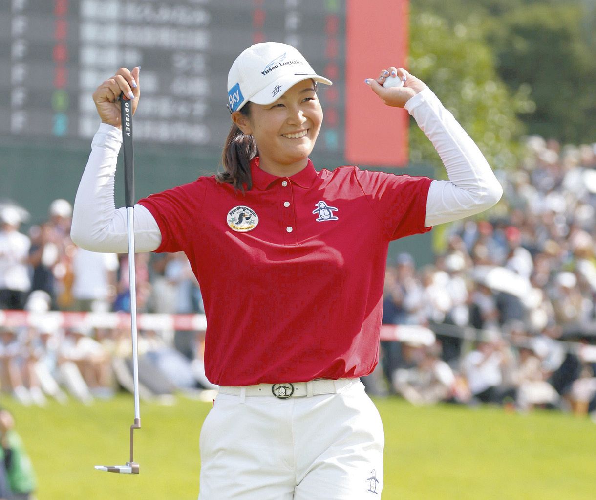 ◇神谷そら、今季2勝目 はじける笑顔”半地元”で期待に応えあのポーズも