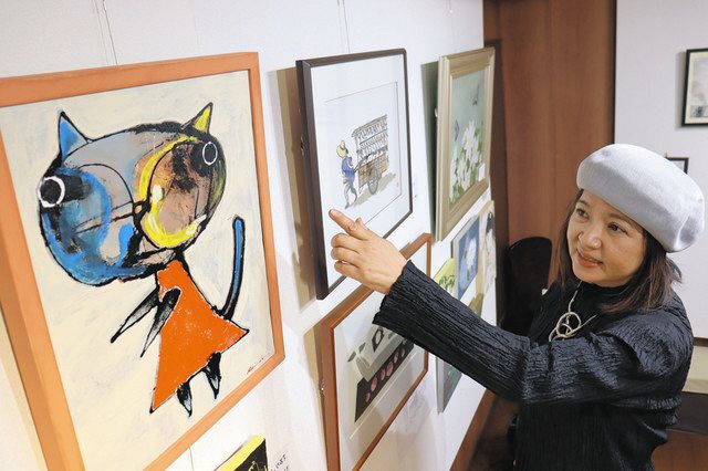 ウクライナ支援、アートの力で平和願う 西区の画廊で展示販売：中日 