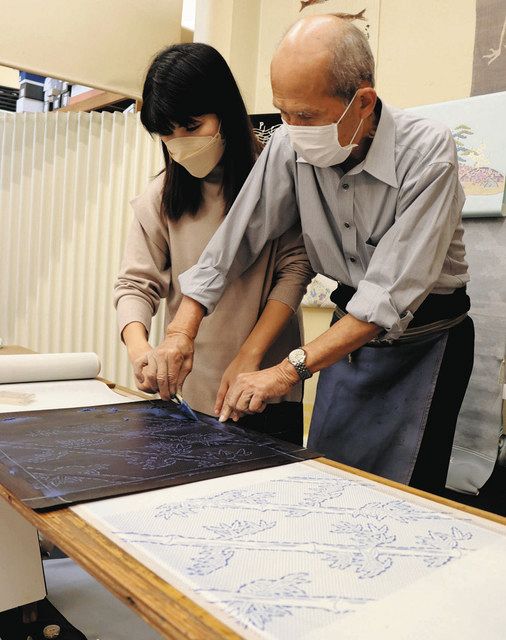 着物の魅力に染まって 白山の店舗 江戸小紋展：中日新聞Web