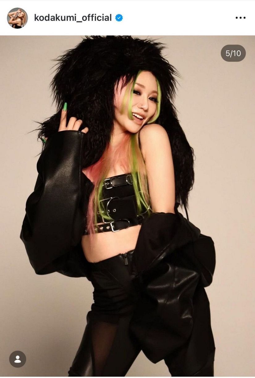 実際の投稿】倖田來未、イメチェン「新ビジュ、カッコイイ」：中日