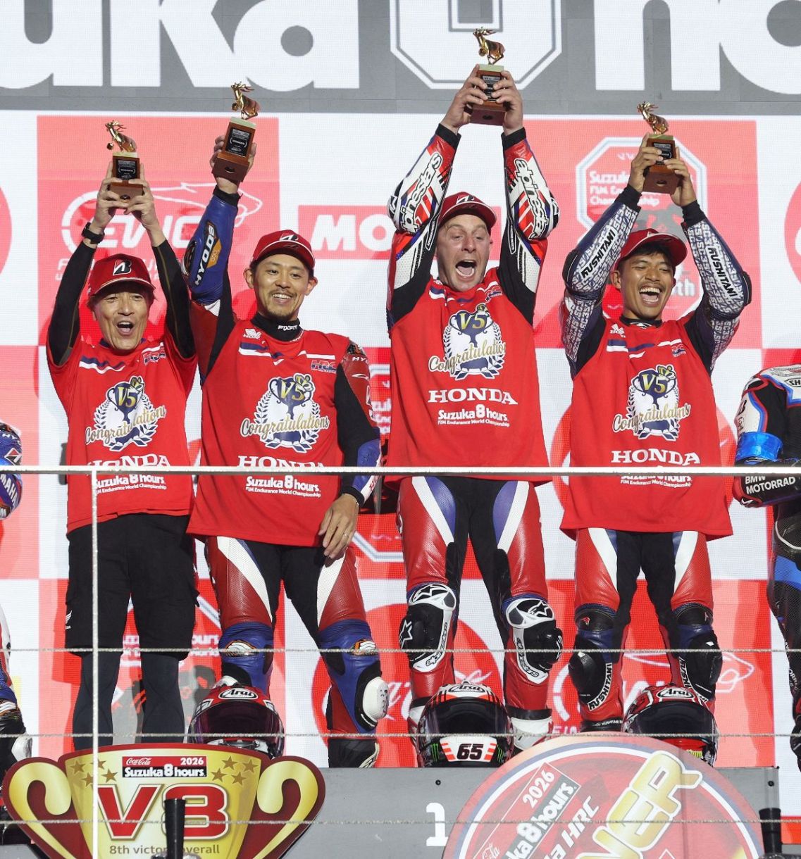 鈴鹿8耐】ホンダHRCの高橋巧が前人未到の大会8勝目 チーム5連覇に導き