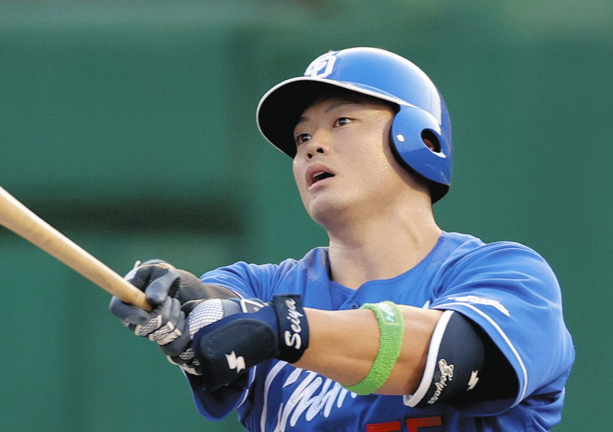 中日・細川成也、「7月が大事、しっかり」 豪快な場外弾に