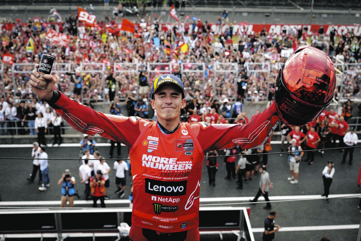 MotoGP第17戦日本決勝】2位ゴールのマルク・マルケスが6年ぶり7回目の 