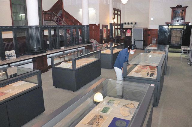 ブラボーふくい 敦賀市立博物館 銀行の名残とどめる建物 中日新聞web ブラボーふくい 敦賀市立博物館 銀行の名残とどめる建物 中日新聞web