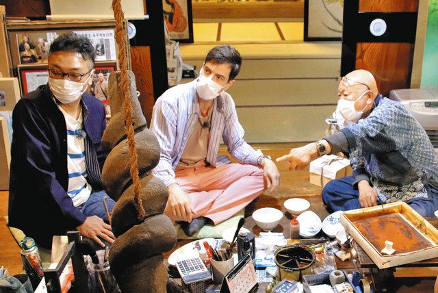 パックンマックン 九谷の茶室訪問 作家 北村さん もてなす 北陸中日新聞web