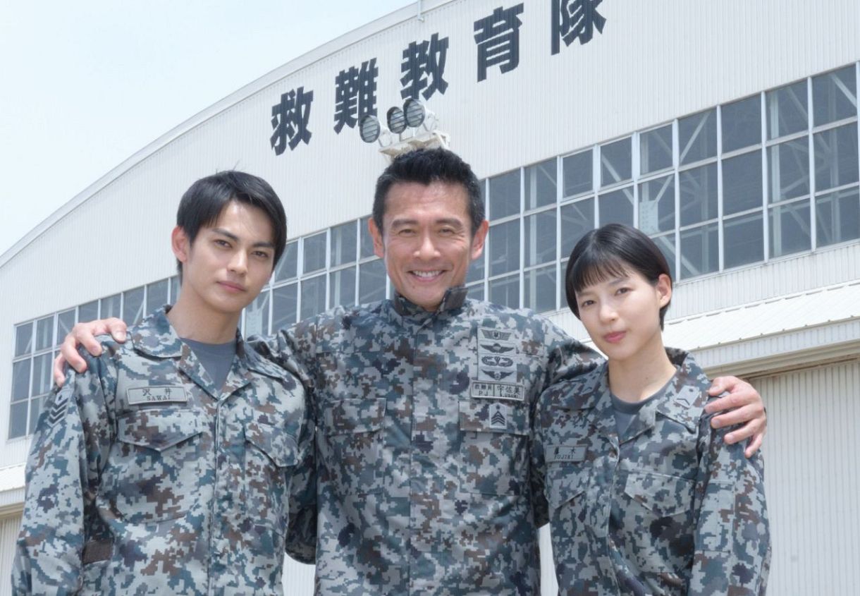 空自小牧基地での撮影「良い思い出に」 ドラマ「PJ～航空救難団～」で