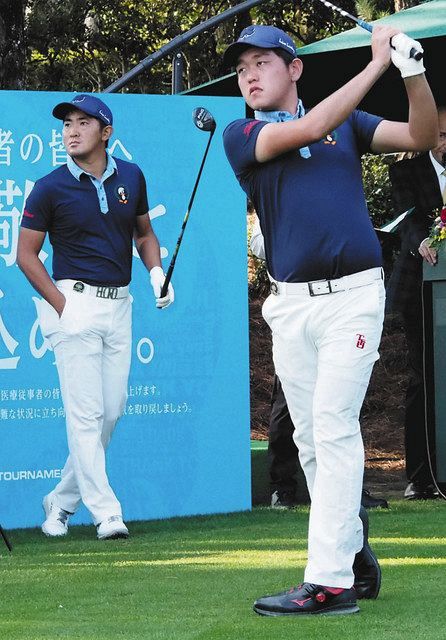 松山英樹プロ 東北福祉大学ゴルフ部 ポロシャツ - ウエア(男性用)