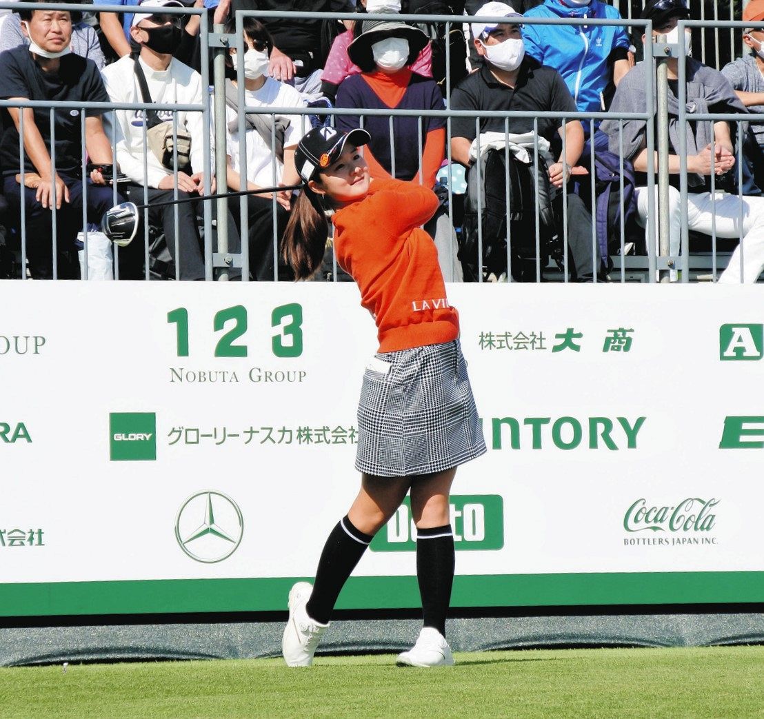 川崎春花 もう1勝したいとの思いでつかんだ優勝 1勝だけじゃまぐれと言われる 女子ゴルフ 中日スポーツ 東京中日スポーツ