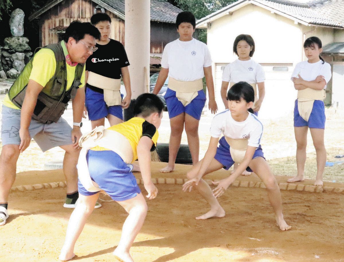 子ども相撲 蓮華山に熱 宝達志水 14日の大会へ基礎習う：北陸中日新聞Web