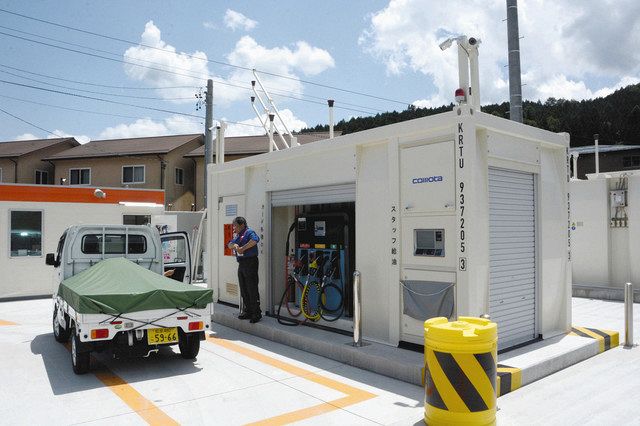 まとめて販売 引き取り限定 燃料 フューエル ガソリン タンク スポタン 長野 地上タンクのガソリンスタンド、7月1日から本格営業 長野県売木村