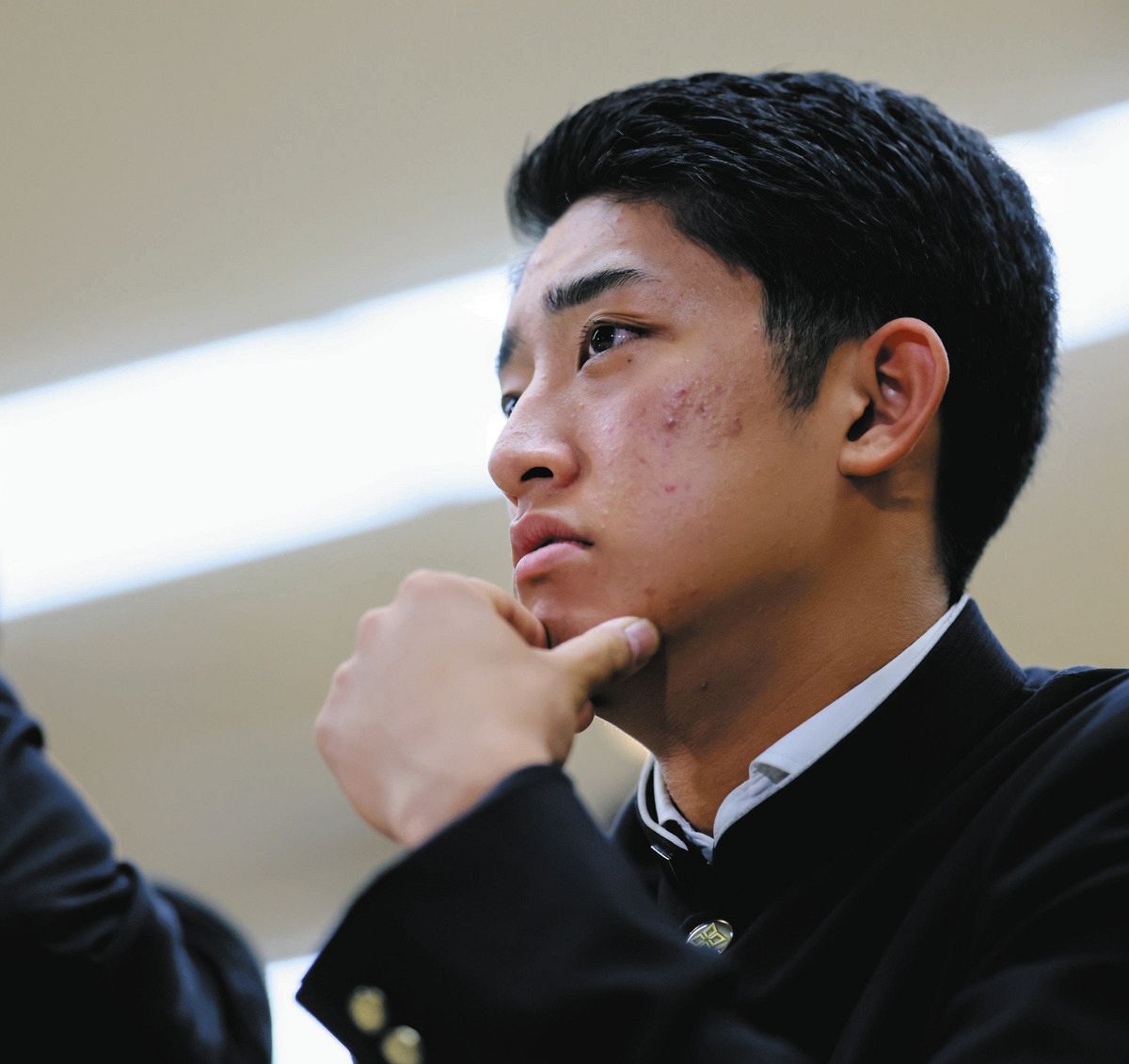 巨人から１位指名を受けた横浜高の織田翔希